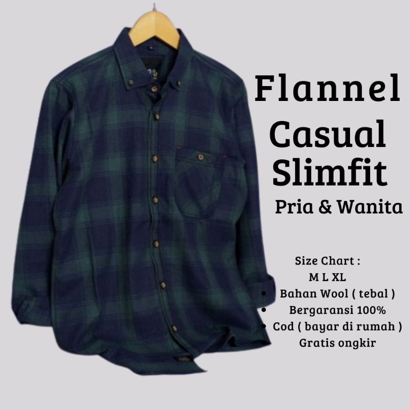 Flanel Veterano Wool Baju Kemeja Kotak2 Planel Pria Oversize Kemeja Flanel Lengan Panjang Pria Hem F