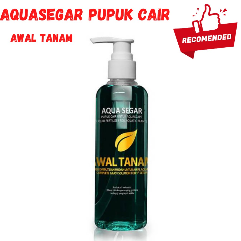 Aqua Segar Awal TanamPupuk Cair Aquasegar Aquascape