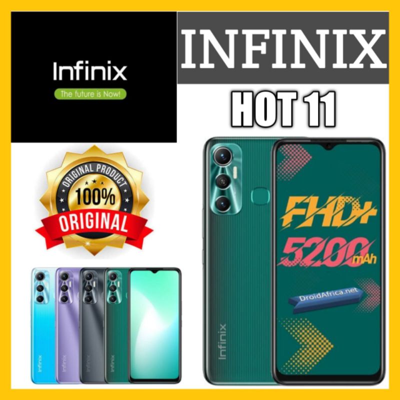 TERLARIS!! INFINIX HOT 11 RAM 4/64 GARANSI RESMI