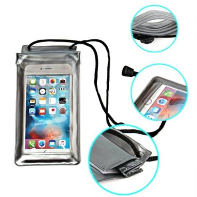 Sarung Hp Waterproof Case Smartphone Pouch Anti Air Universal Under Water Bag