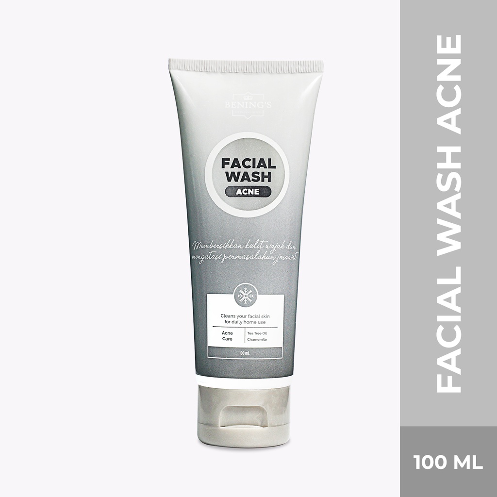 FACIAL WASH ACNE Bening Skincare Dr Oky Pratama - Benings Clinic Bening's Indonesia