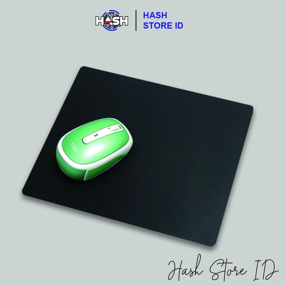 Alas Mouse Pad Anti Slip Polos Hitam