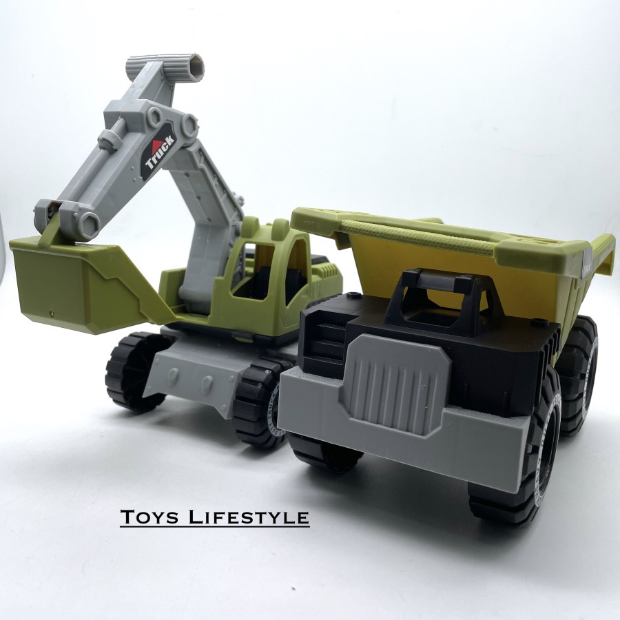 Toy Addict Mainan Mobil Truk Anak Build The Truck 2 in 1