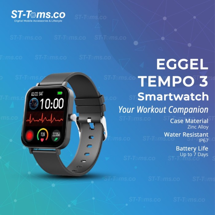 Eggel Tempo 2 Full Touch Screen SmartWatch / Smart Watch / Band