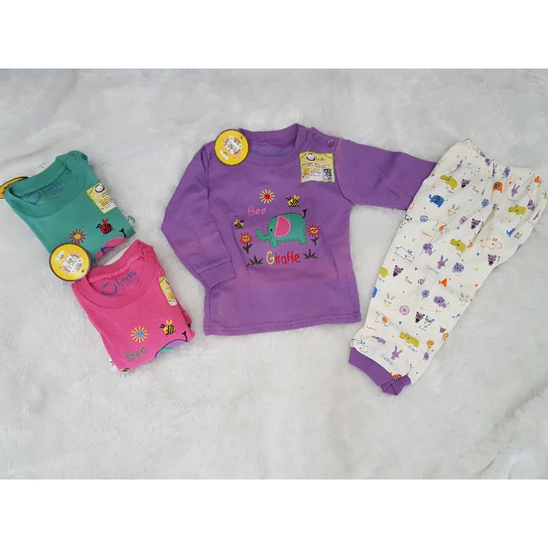 setelan baju panjang cewek leeva