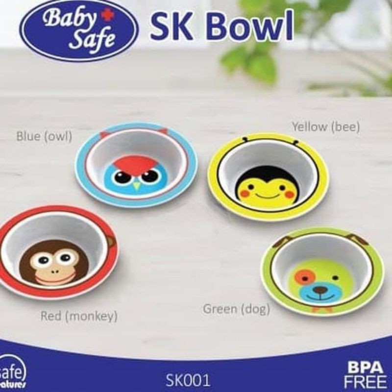 BABYSAFE MANGKOK BAYI SK001 BPA FREE / BABY SAFE BABY BOWL SK001