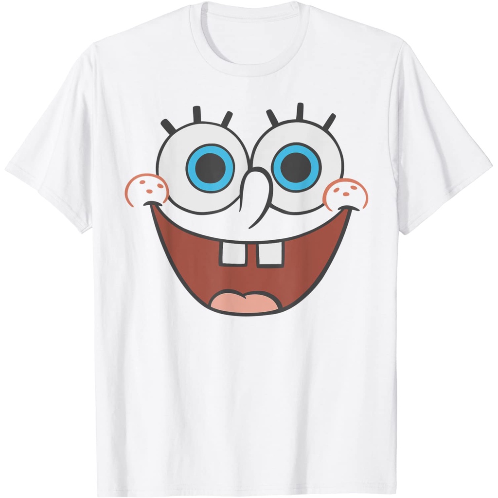 Kaos Anak Spongebob SquarePants Large Smile T-Shirt Fashion Baju Atasan Anak Laki Laki Perempuan Dis