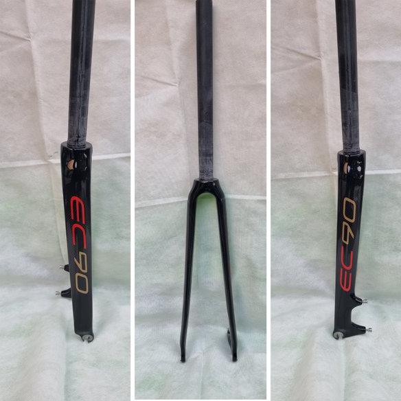 EC90 Fork Carbon 700C Disc Brake  Front Fork Full Carbon Rigid C Brake U Brake Roadbike Garpu Fork