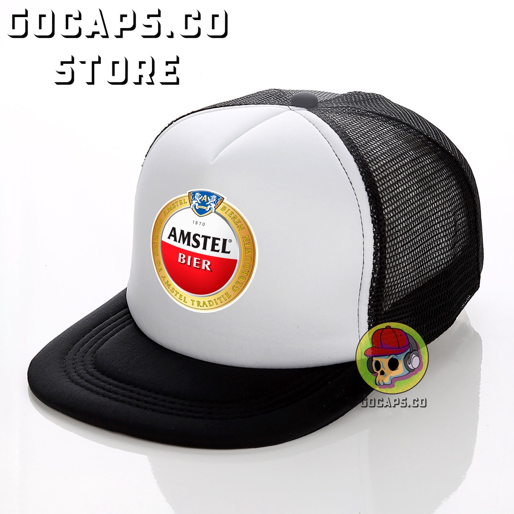 Amstel / Beer /Topi Jaring Distro / Topi Jaring / Topi Distro Premium / Topi Pria / Topi Baseball / Snapback / Topi Snapback / Topi Snapback Jaring / Topi Kece Unisex / Gocaps