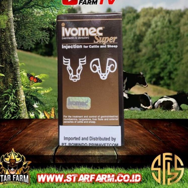 Langsung Beliii.. ivomec super injection 50 ml obat cacing kutu ivermectin
