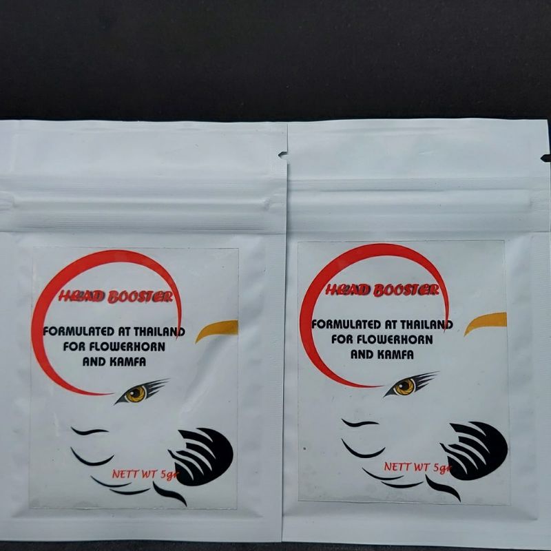 HEAD BOOSTER Serbuk jenong Louhan Formula Thailand For Flowerhorn Kamfa