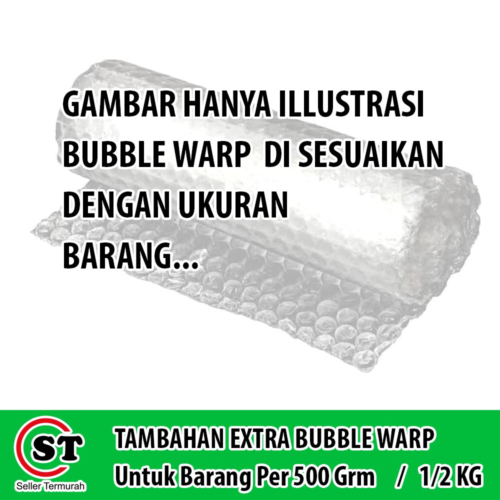 

BUBBLE WRAP PACKING AMAN / PACKING TAMBAHAN / PACKING EKSTRA / PLASTIK PEMBUNGKUS