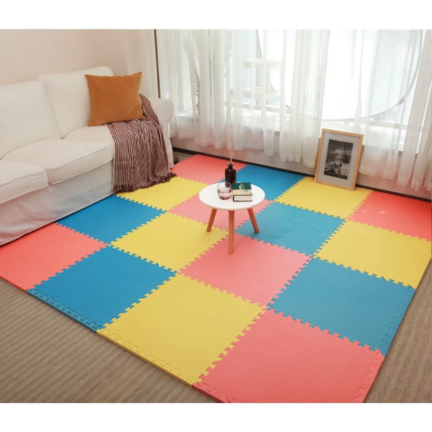 Adda Home - Playmat Bahan Eva Mat Matras Alas Lantai Warna Polos 30x30cm