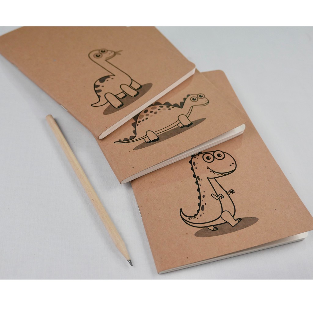 

BUKU TULIS CATATAN ANAK A5 KRAFT ISI POLOS GARIS COVER DINOSAURUS