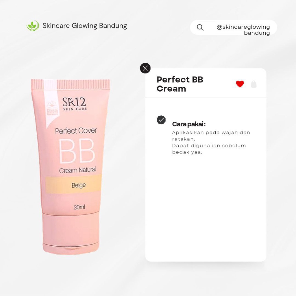 Perfect BB Cream Natural Beige Moisturizing Foundation Menutupi Noda Wajah Meratakan Warna Kulit Wajah Alas Bedak