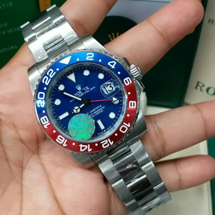 Rolex Gmt Master II Pepsi Red Blue Dial MIYOTA JAPAN PREMIUM