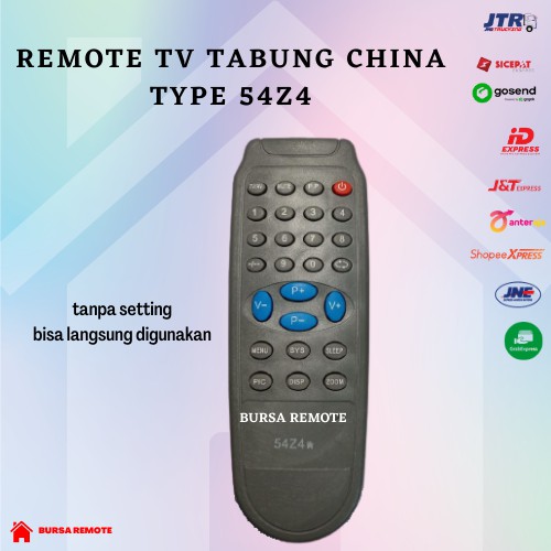 Remot / Remote Tv Tabung China pengganti pernah ganti mesin Series