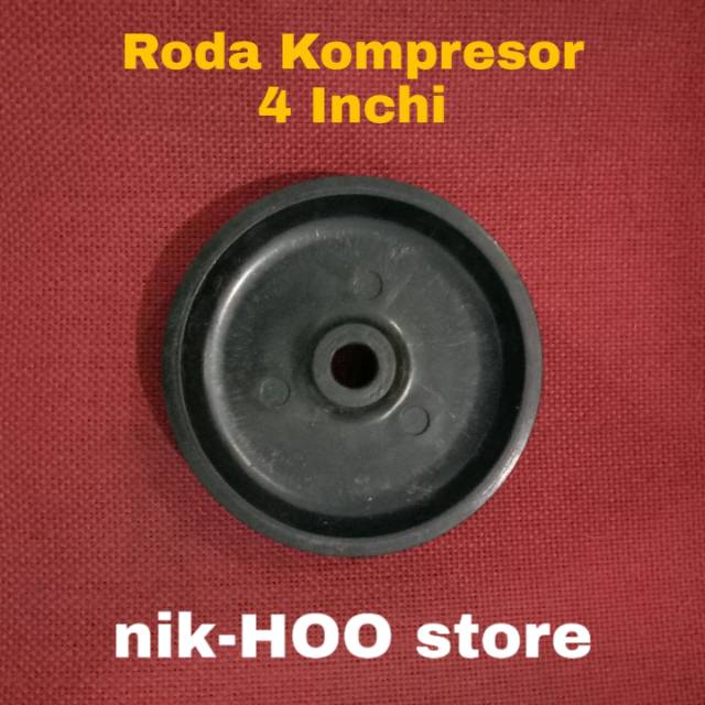 Roda Kompresor 4" / Roda Compresor 4" / Roda Plastik 4"