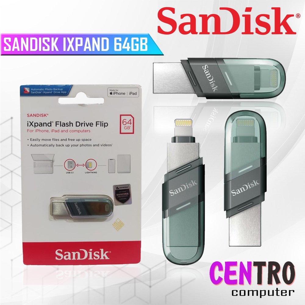 SANDISK IXPAND FLASH DRIVE 64GB