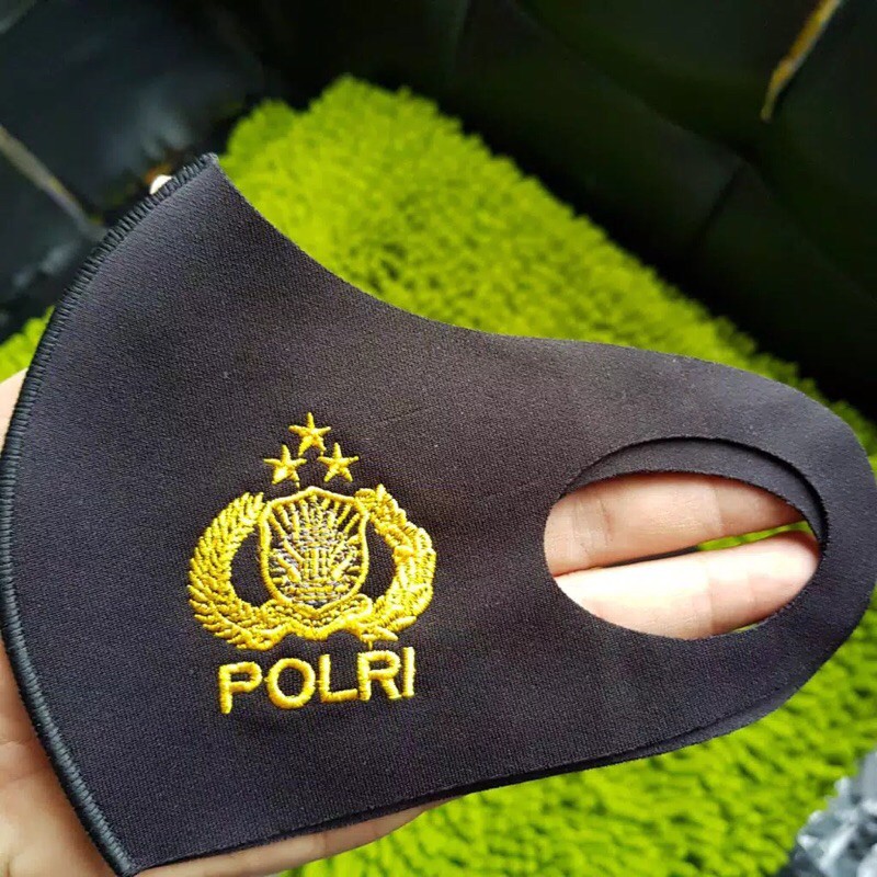 Masker scuba TNI POLRI spesial BORDIR
