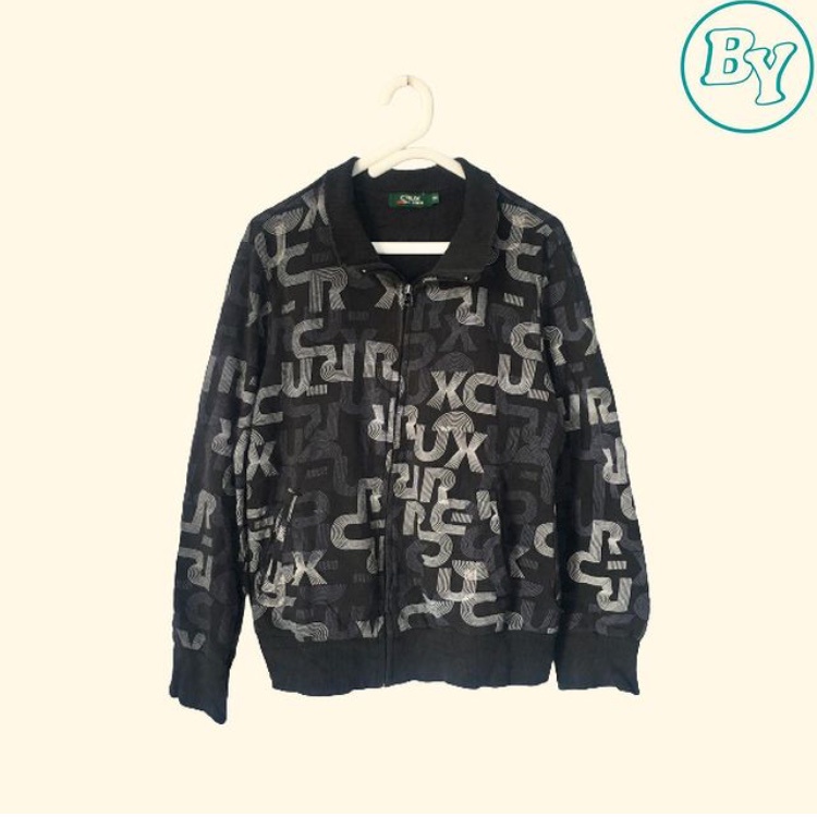 CRUX Jaket Tracktop Motif Graphic Preloved - Unisex