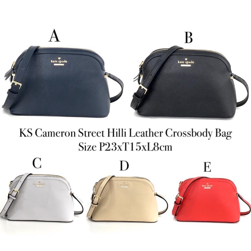 Kate Spade Cameron Street Hilli Ladies Small Mystic Blue Leather Crossbody  Bag PWRU6047442 