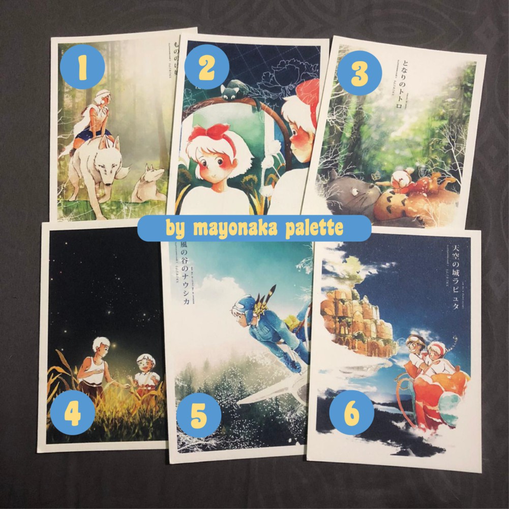 Ghibli Postcard