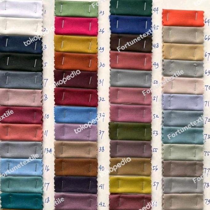 GO SHOP KAIN KATUN TOYOBO FODU PREMIUM BAHAN KAIN KATUN JEPANG KATUN POLOS *P<