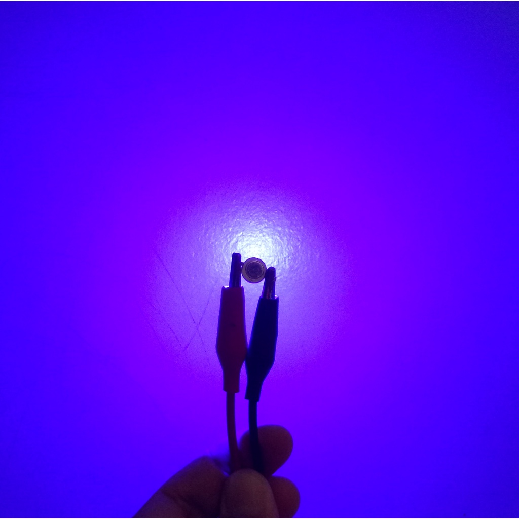 LED 1W Royal Blue HPL Warna Biru 445nm High Power Chip 350mA