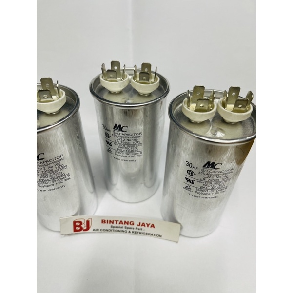 Capasitor AC 30 uf mikro MC Original kapasitor capacitor ac