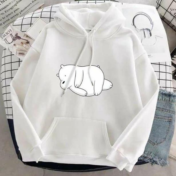 SWEATER BINO / HODDIE SWEATER WANITA BINO BAHAN BABYTERRY TEBAL GOOD QUALITY-7
