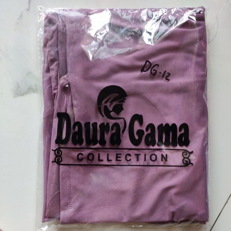 HIJAB INSTAN DG-12 BERGO FATIMAH BY DAURA GAMA-Ungu