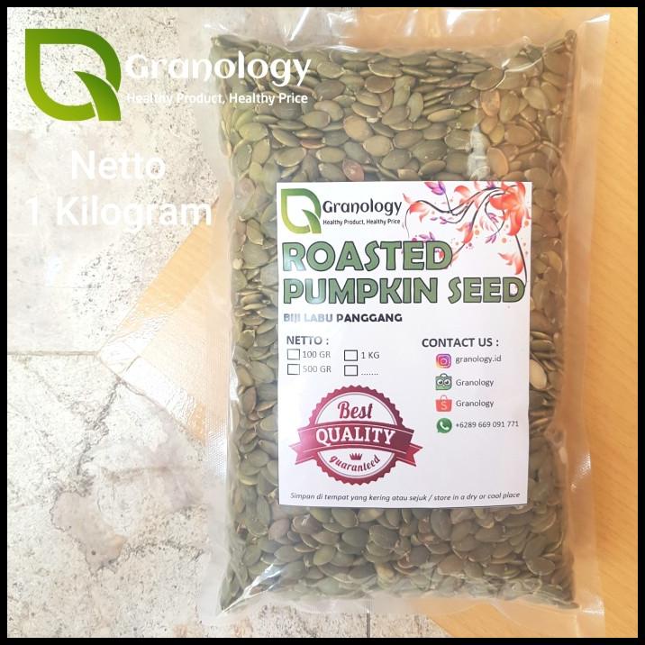 

Biji Labu Oven / Roasted pumpkin Seed (1 kilogram) by Granology