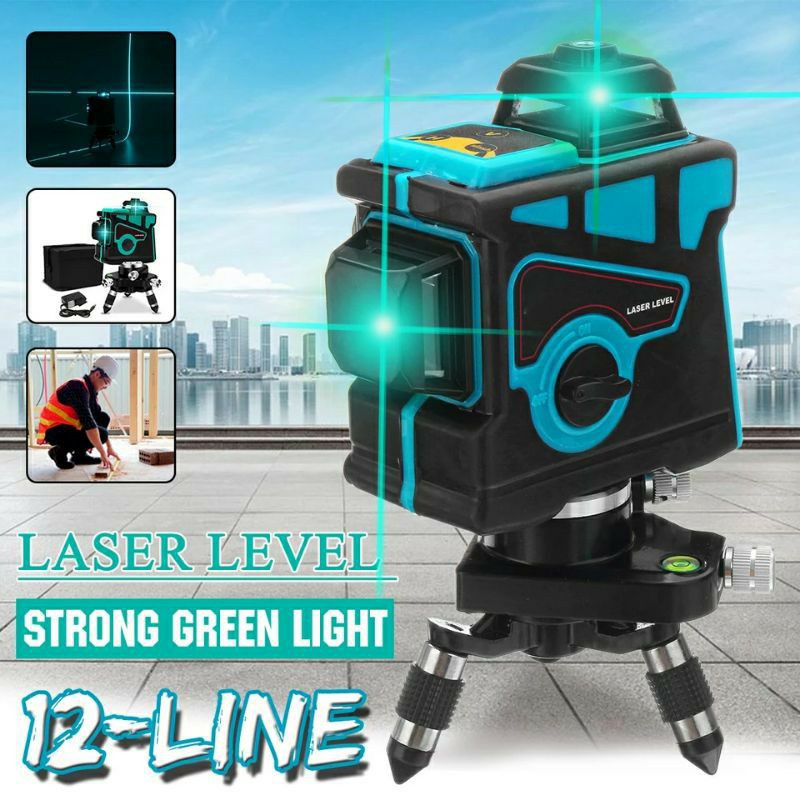 Hilda Mesin Penggaris Laser 12Line Self Leveling 3D
