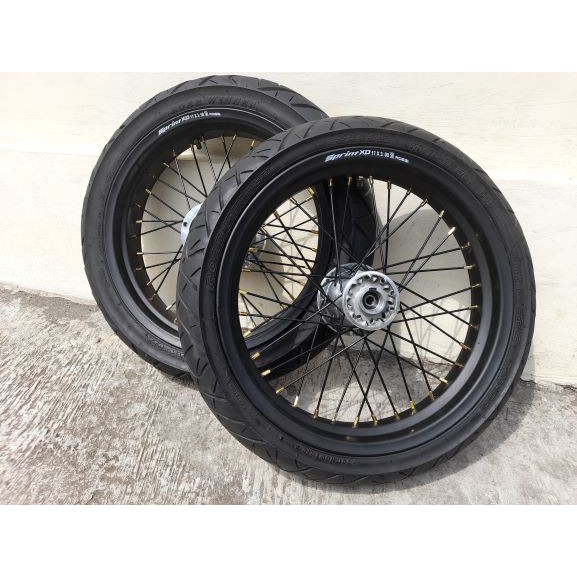 Jual Sepaket Wheelset Velg Set Ban Set Supermoto Sumo Klx L Dtracker Pnp Klx L Bf