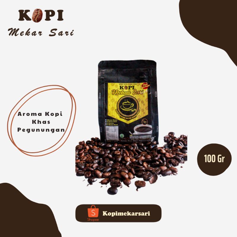 

KOPI BUBUK ARABICA ASLI SUKABUMI - KOPI MEKAR SARI (100 gram)