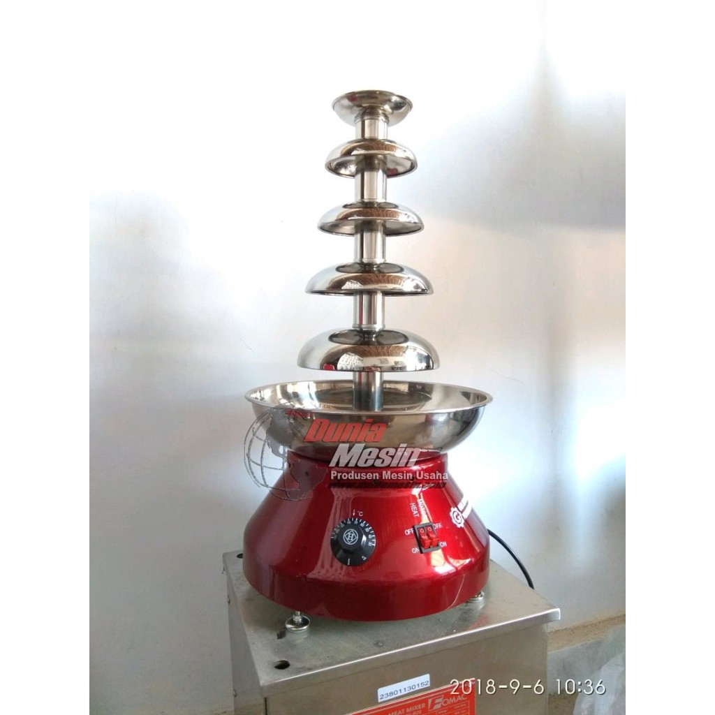 Mesin Pemancur Coklat - Mesin Coklat Air Mancur - Chocolate Fountain - Pemancur Cokelat Leleh