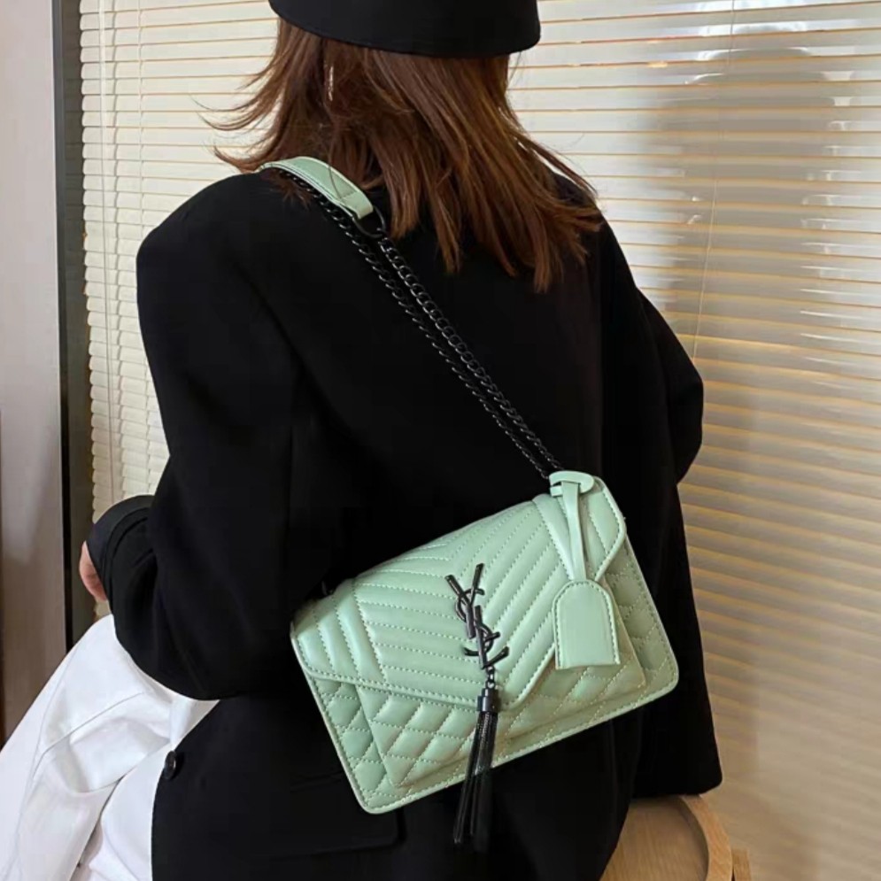 BJ57330 - BLACK/BLUE/GREEN/PINK/RED/SILVER/WHITE/YELLOW - TAS SLEMPANG IMPORT TAS WANITA FASHION IMPORT MODIS ELEGAN TERMURAH TERLARIS TERBARU BAGSTORE JAKARTA TAS BATAM CR7330 JT34461