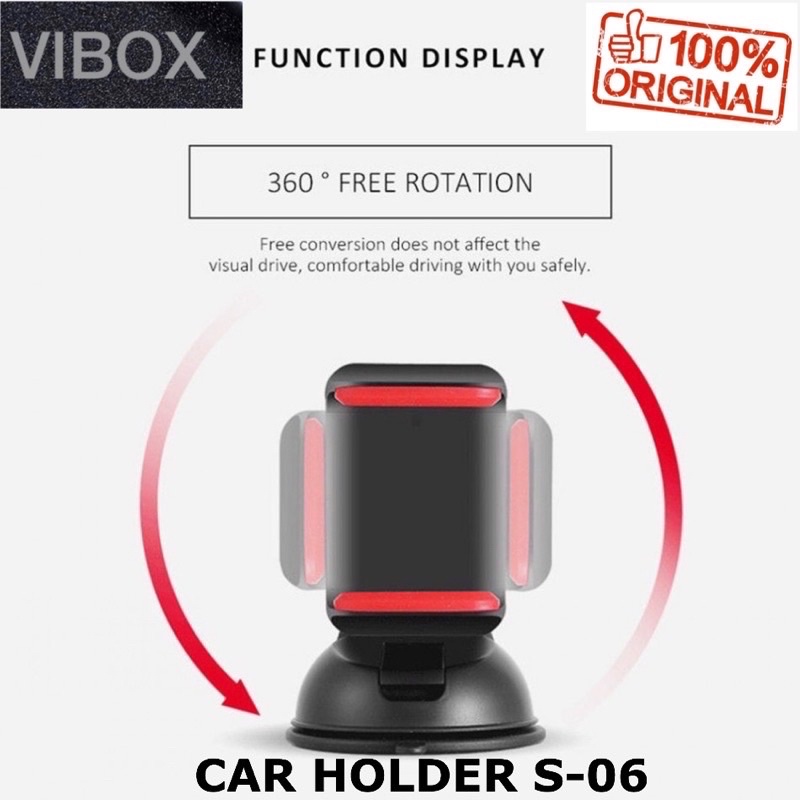 GROSIR CAR HOLDER VIBOX SILIKON SUCKER S06