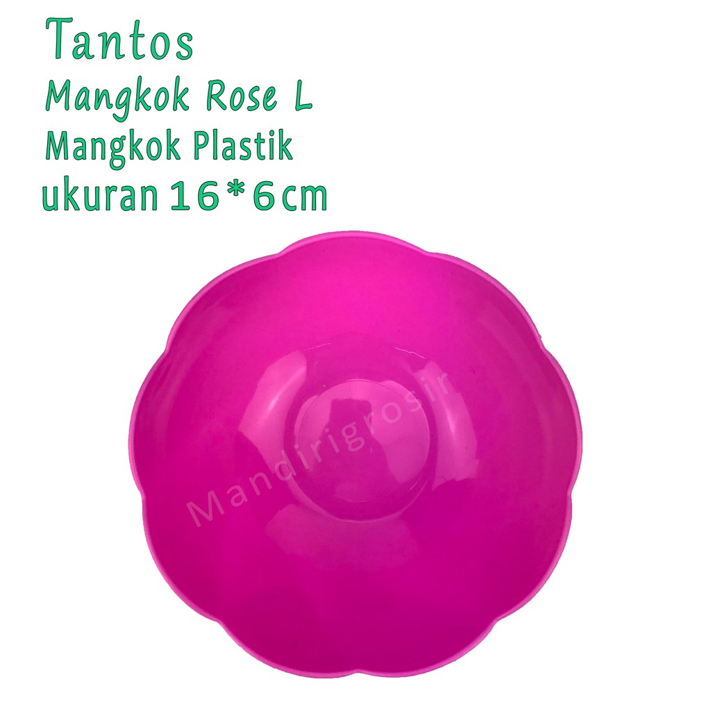 Mangkok bentuk bunga * Mangkok Rose M * Pink *5155