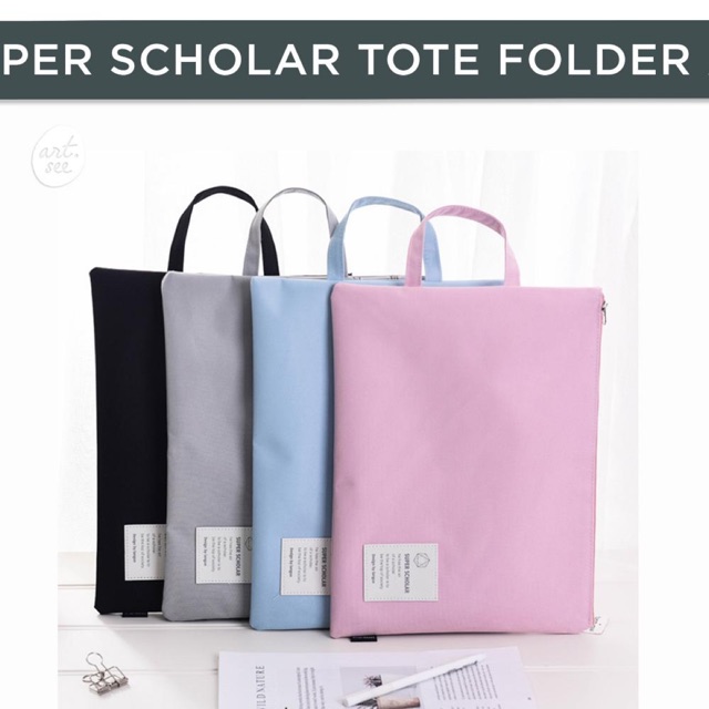 

Super Scholar Tote Folder A4