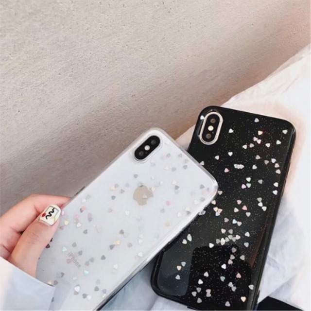 Glitter Love iPhone Oppo Vivo Xiaomi Samsung Realme  A50s m30s m30 A31 12 Redmi note 5 6 7 8 9 pro