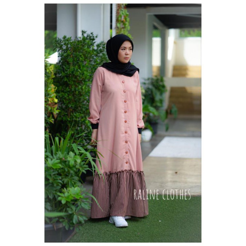 luna dress coklat susu