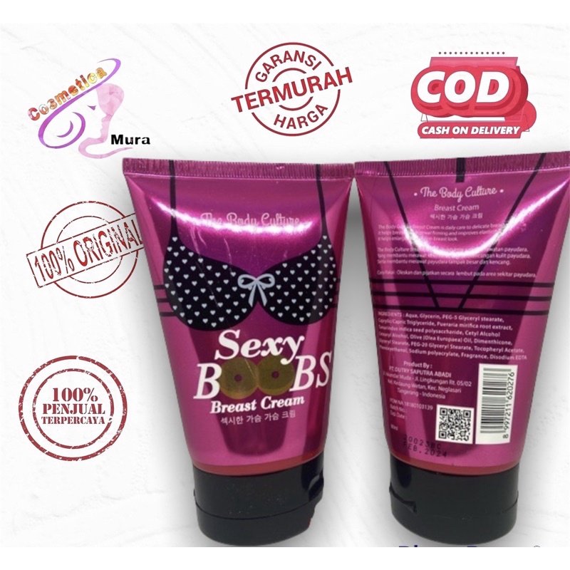 Jual Original Bpom Sexy Boobs Original Sexy Boobs Cream Payudara