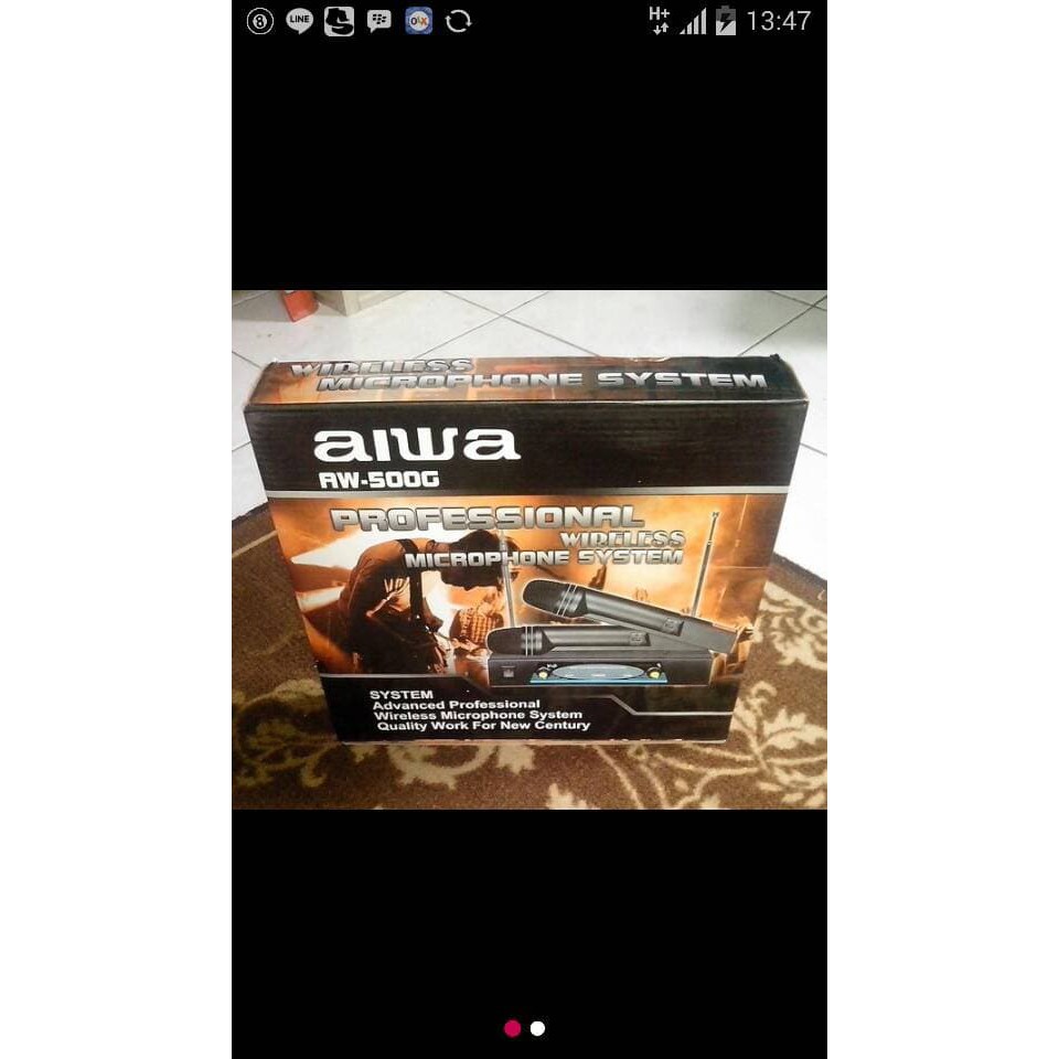Mic wireless aiwa AW 500
