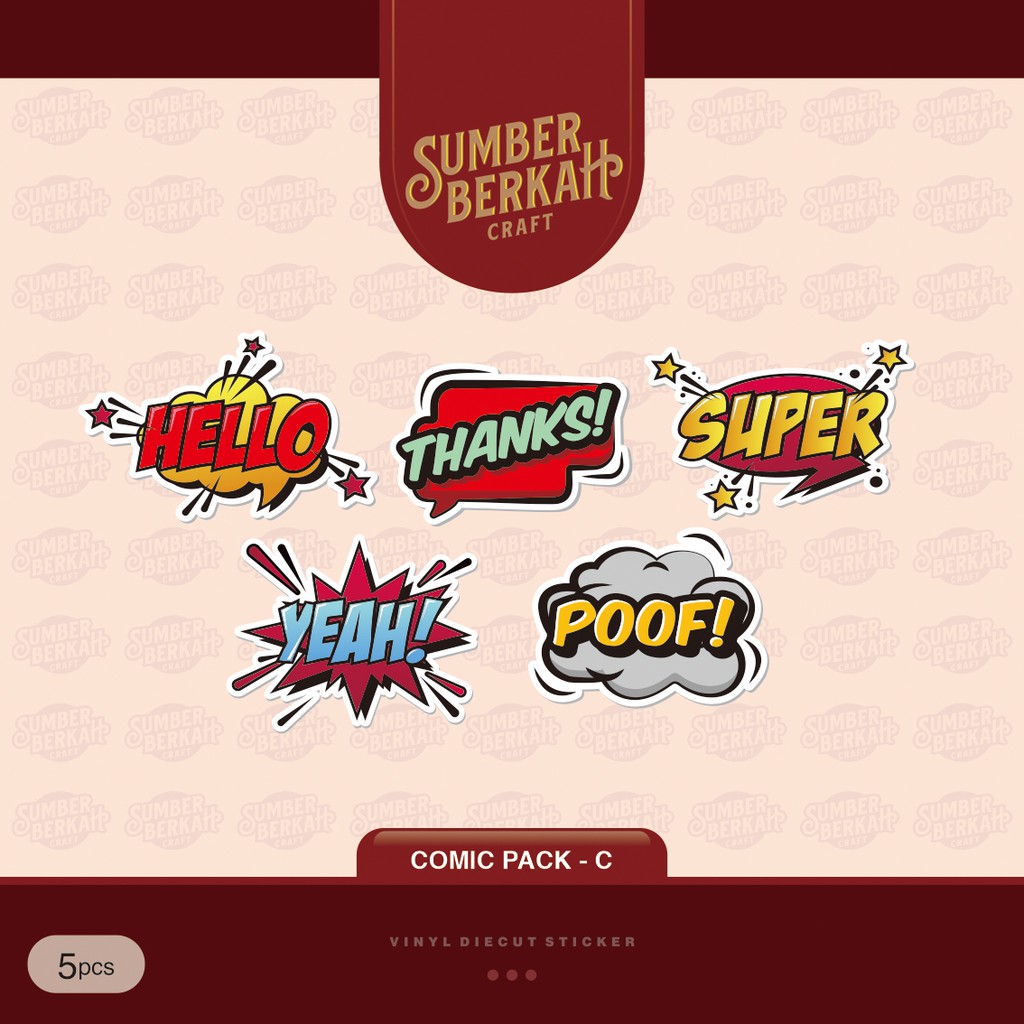 

STICKER STIKER COMICS SPEECH EXPRESSION PACK - C