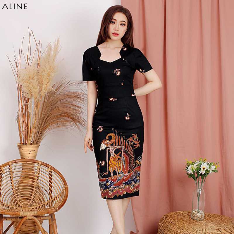Dress Batik Wanita / Terusan Batik / Batik Modern