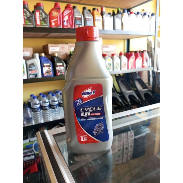 OLI MESIN 4TAK EURO 1 UNTUK MOTOR BEBEK HONDA / YAMAHA / SUZUKI 800 ML