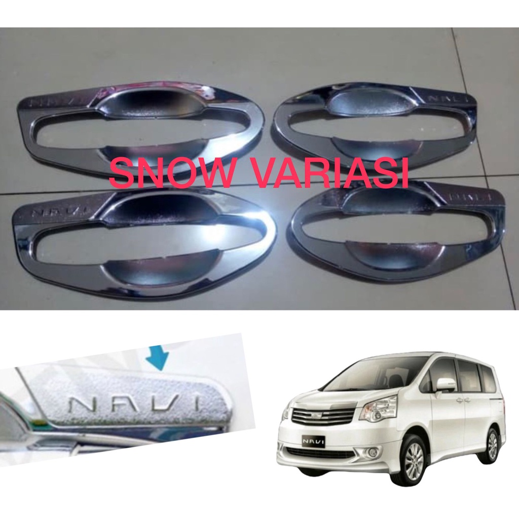 Paket Outer Handle Toyota Nav1 Nav 1 Cover Chrome JSL