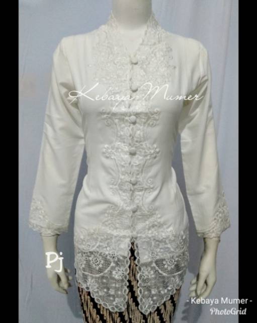 Kebaya Bordir. Kebaya Encim. Kebaya Modern. Kebaya Jadi. Kebaya Putih. Kebaya Orange-2